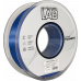 Silk PLA Dvojna Barva črna modra filament 1.75mm – Professional Lab Sijajni Filament za 3D Tisk (1kg Kolut)