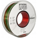 Silk PLA Trojna Barva rdeča rumena zelena filament 1.75mm – Professional Lab Sijajni Filament za 3D Tisk (1kg Kolut)