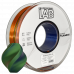 Silk PLA Trojna Barva oranžna modra zelena filament 1.75mm – Professional Lab Sijajni Filament za 3D Tisk (1kg Kolut)