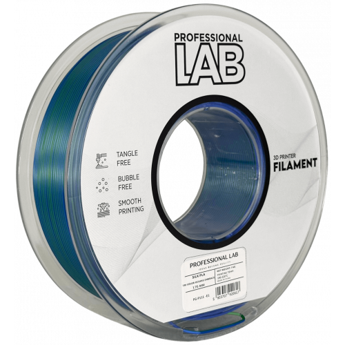 Silk PLA Trojna Barva Objema Oceanov filament 1.75mm – Professional Lab Sijajni Filament za 3D Tisk (1kg Kolut)