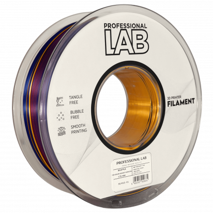 Silk PLA Trojna Barva Sončni Obzorje filament 1.75mm – Professional Lab Sijajni Filament za 3D Tisk (1kg Kolut)