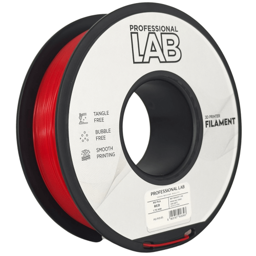 HS‑PLA Rdeča Filament 1.75 mm – Professional Lab Visoko Hitrostni Filament za 3D Tisk (1kg Kolut)  