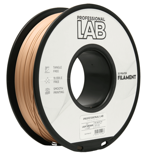 PLA svetlo rjava filament 1.75 mm – Prof. Lab Biološko razgradljiv PLA (1kg kolut)