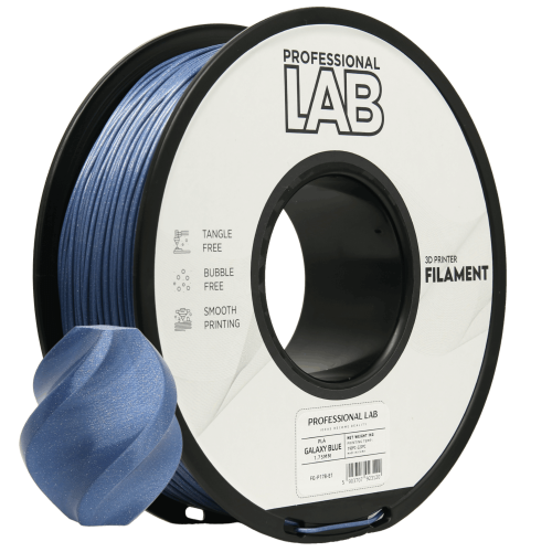 Modra Galaxy z bleščicami 1,75 mm 1 kg PLA filament Prof. Lab