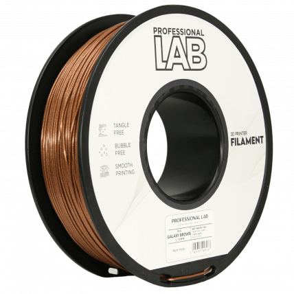 Rjava Galaxy z bleščicami 1,75 mm 1 kg PLA filament Prof. Lab