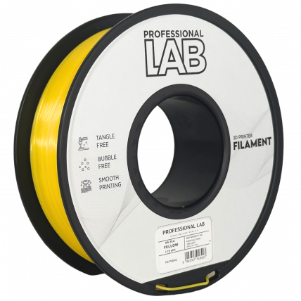 HS‑PLA Rumena Filament 1.75 mm – Professional Lab Visoko Hitrostni Filament za 3D Tisk (1kg Kolut)