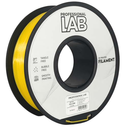 HS‑PLA Rumena Filament 1.75 mm – Professional Lab Visoko Hitrostni Filament za 3D Tisk (1kg Kolut)  