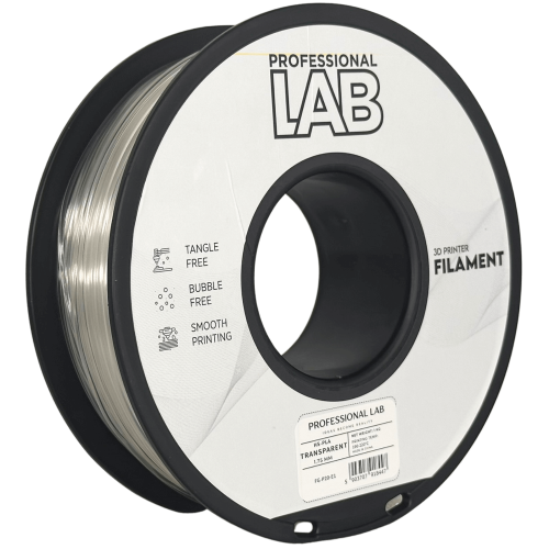 HS‑PLA Prosojna Filament 1.75 mm – Professional Lab Visoko Hitrostni Filament za 3D Tisk (1kg Kolut)