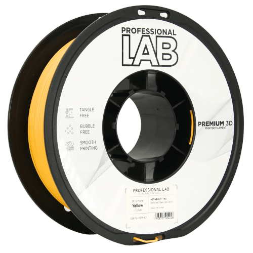 Mat rumena 1.75 mm 1 kg PETG filament Professional Lab