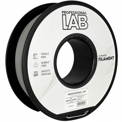 PLA Mat Siva Filament 1.75 mm – Professional Lab Biološko Razgradljiv PLA (1kg Kolut)