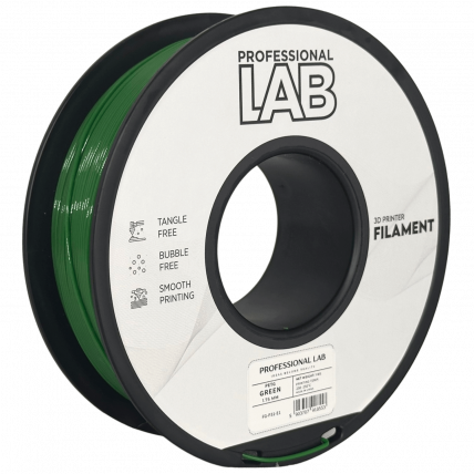 PETG Zelena Filament 1.75 mm – Professional Lab Vlažnost-Odporni PETG (1kg Kolut)