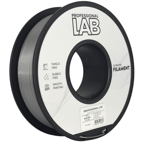 PETG Srebrna Filament 1.75 mm – Professional Lab Vlažnost-Odporni PETG (1kg Kolut)  
