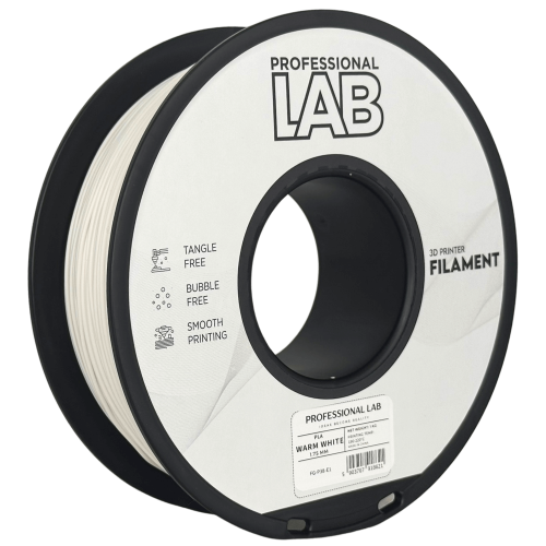 PLA Topla Bela Filament 1.75 mm – Professional Lab Biološko Razgradljiv PLA (1kg Kolut)