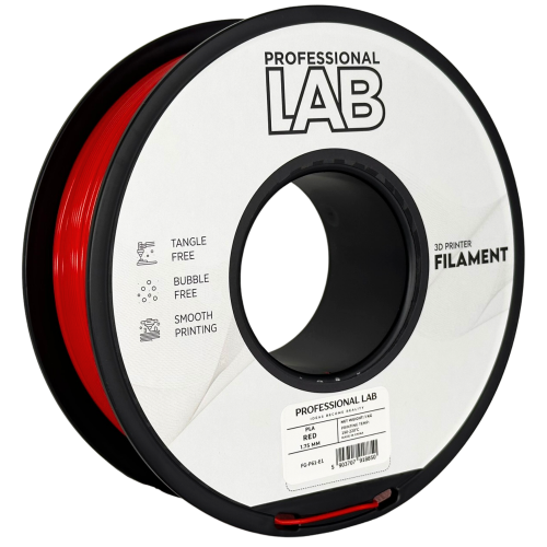 PLA Rdeča Filament 1.75 mm – Professional Lab Biološko Razgradljiv PLA (1kg Kolut)