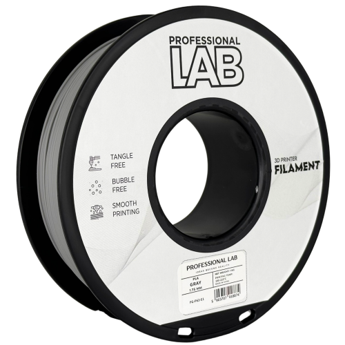PLA Siva Filament 1.75 mm – Professional Lab Biološko Razgradljiv PLA (1kg Kolut)