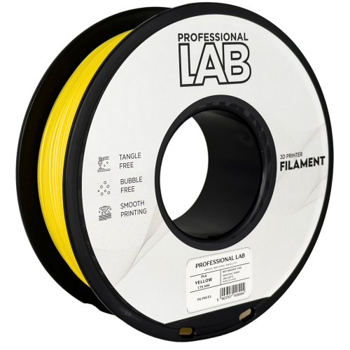 PLA Rumena Filament 1.75 mm – Professional Lab Biološko Razgradljiv PLA (1kg Kolut)