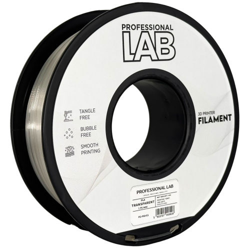 PLA Prosojna Filament 1.75 mm – Professional Lab Biološko Razgradljiv PLA (1kg Kolut)