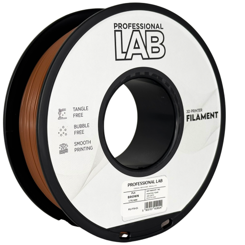 PLA Rjava Filament 1.75 mm – Professional Lab Biološko Razgradljiv PLA (1kg Kolut)