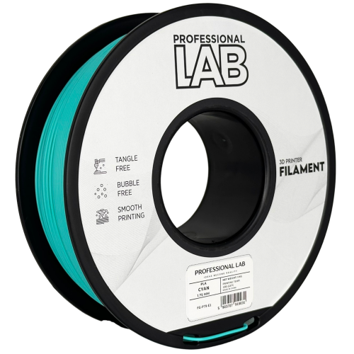 PLA Cian Filament 1.75 mm – Professional Lab Biološko Razgradljiv PLA (1kg Kolut)