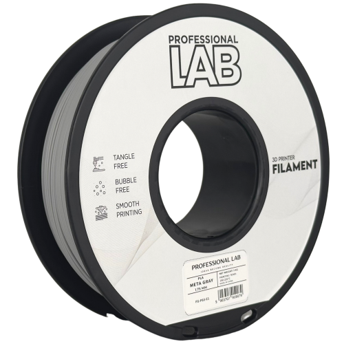 PLA Meta Siva Filament 1.75 mm – Professional Lab Biološko Razgradljiv PLA (1kg Kolut)