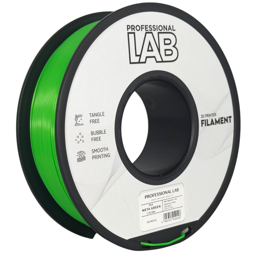 PLA Meta Zelena Filament 1.75 mm – Professional Lab Biološko Razgradljiv PLA (1kg Kolut)