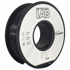 Silk PLA Črna Filament 1.75mm – Professional Lab Sijajni Filament za 3D Tisk (1kg Kolut)