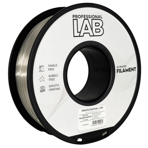 Silk PLA prozorna Filament 1.75mm – Professional Lab Sijajni Filament za 3D Tisk (1kg Kolut)