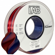 Silk PLA Dvojna Barva rdeča modra Filament 1.75mm – Professional Lab Sijajni Filament za 3D Tisk (1kg Kolut)