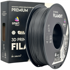 PLA Carbon Fiber Črna 1,75 mm Filament 1 kg | Smart Print | Ojačana trdnost s karbonskimi vlakni