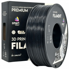 ASA črna filament za 3D tiskalnik 1,75 mm – Smart Print, 1 kg kolut, UV obstojen, mat videz