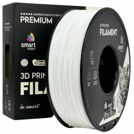 ASA bela filament za 3D tiskalnik 1,75 mm – Smart Print, 1 kg kolut, UV obstojen, mat videz