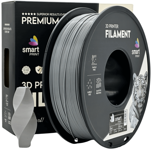 HS‑PLA Siva Filament 1.75 mm – Smart Print Visoko Hitrostni Filament za 3D Tisk (1kg Kolut)