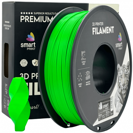 HS‑PLA Zelena Filament 1.75 mm – Smart Print Visoko Hitrostni Filament za 3D Tisk (1kg Kolut)