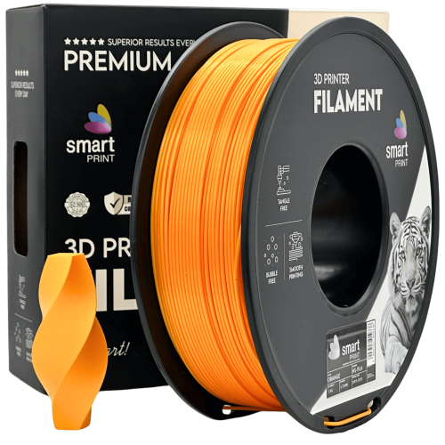 HS‑PLA Oranžna Filament 1.75 mm – Smart Print Visoko Hitrostni Filament za 3D Tisk (1kg Kolut)