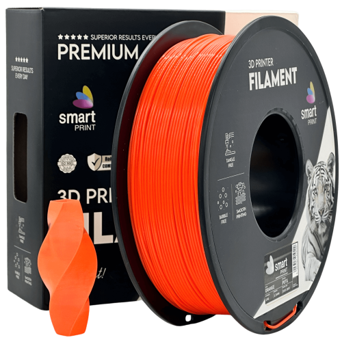 PETG Oranžna Filament 1.75 mm – Smart Print Vlažnost-Odporni PETG (1kg Kolut)
