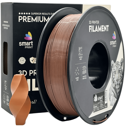 PETG Rjava Filament 1.75 mm – Smart Print Vlažnost-Odporni PETG (1kg Kolut)