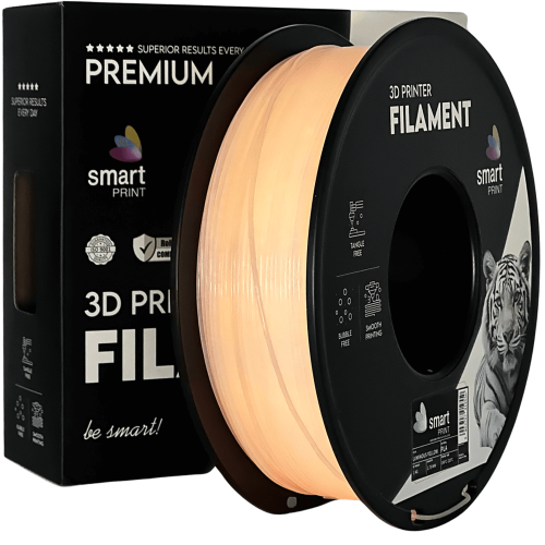 PLA Svetleča Rumena Filament 1.75 mm – Smart Print Biološko Razgradljiv PLA (1kg Kolut)