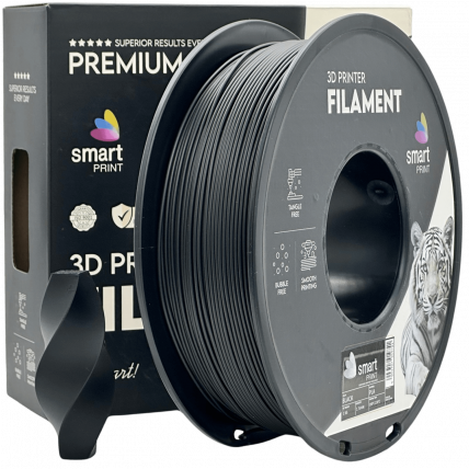 PLA Črna Filament 1.75 mm – Smart Print Biološko Razgradljiv PLA (1kg Kolut)