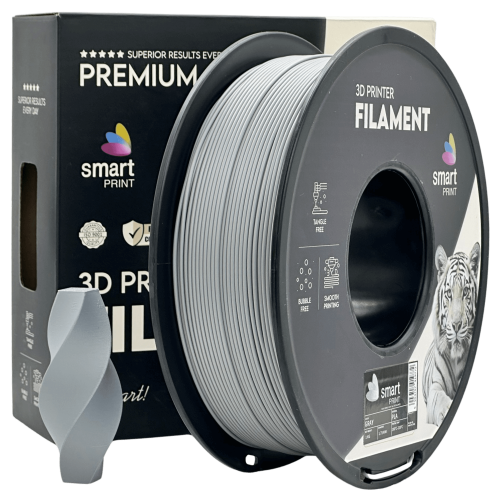 PLA Siva Filament 1.75 mm – Smart Print Biološko Razgradljiv PLA (1kg Kolut)
