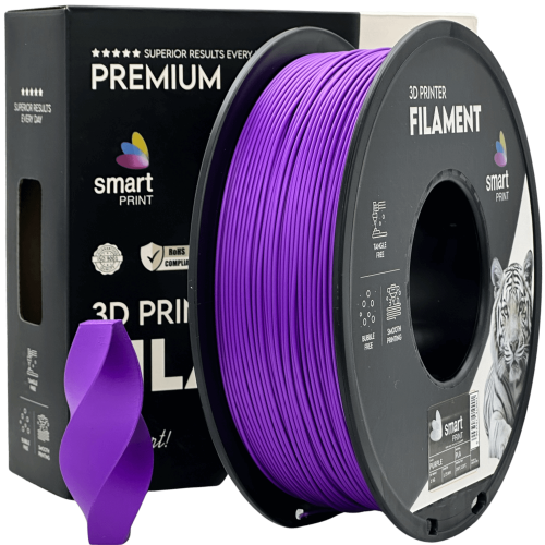 PLA Vijolična Filament 1.75 mm – Smart Print Biološko Razgradljiv PLA (1kg Kolut)