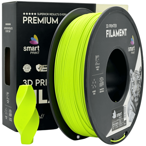 PLA Jabolčno Zelena Filament 1.75 mm – Smart Print Biološko Razgradljiv PLA (1kg Kolut)