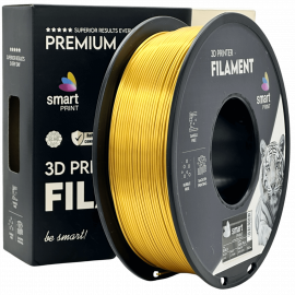 Silk PLA zlata Filament 1.75mm – Smart Print Sijajni Filament za 3D Tisk (1kg Kolut)