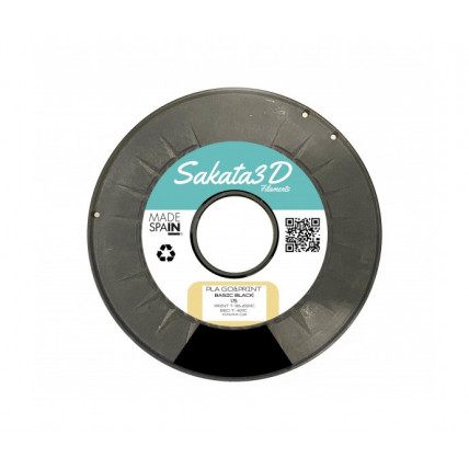 PLA Go&Print Črna Filament 1.75 mm (1 kg Kolut)