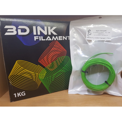 PLA3D850 Zelena Vzorec 1.75mm