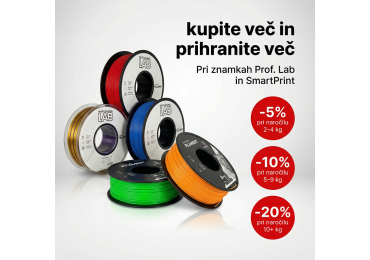 Novi količinski popusti na filamentih Prof. Lab in SmartPrint – Filament.si